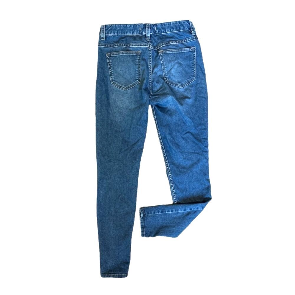 FREE People High Waist Busted Knee Skinny Jeans - Picture 3 of 4